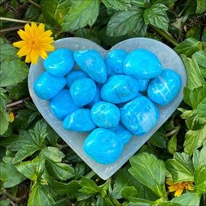 (2) Tumbled Turquenite Stones